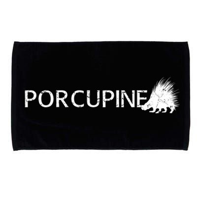 Porcupine Logo Microfiber Hand Towel