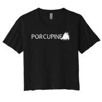 Porcupine Logo Women's Crop Top Tee