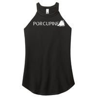 Porcupine Logo Women's Perfect Tri Rocker Tank