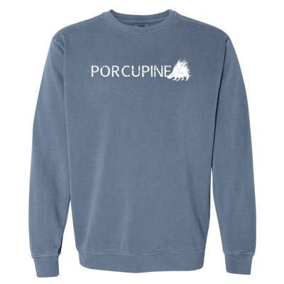 Porcupine Logo Garment-Dyed Sweatshirt