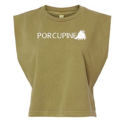 Porcupine Logo Garment-Dyed Women's Muscle Tee