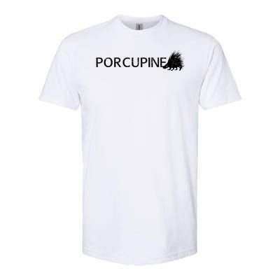 Porcupine Logo Softstyle CVC T-Shirt