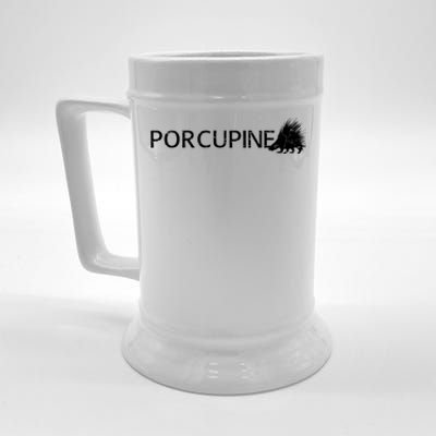 Porcupine Logo Beer Stein