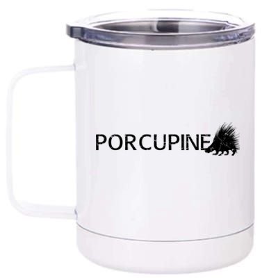 Porcupine Logo 12 oz Stainless Steel Tumbler Cup