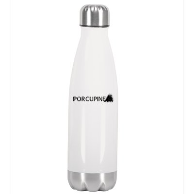 Porcupine Logo Stainless Steel Insulated Water Bottle