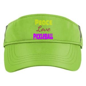 Peace Love Pickleball Adult Drive Performance Visor