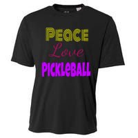 Peace Love Pickleball Cooling Performance Crew T-Shirt