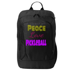 Peace Love Pickleball City Backpack