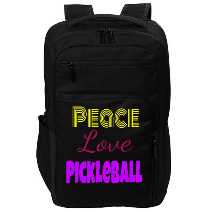 Peace Love Pickleball Impact Tech Backpack