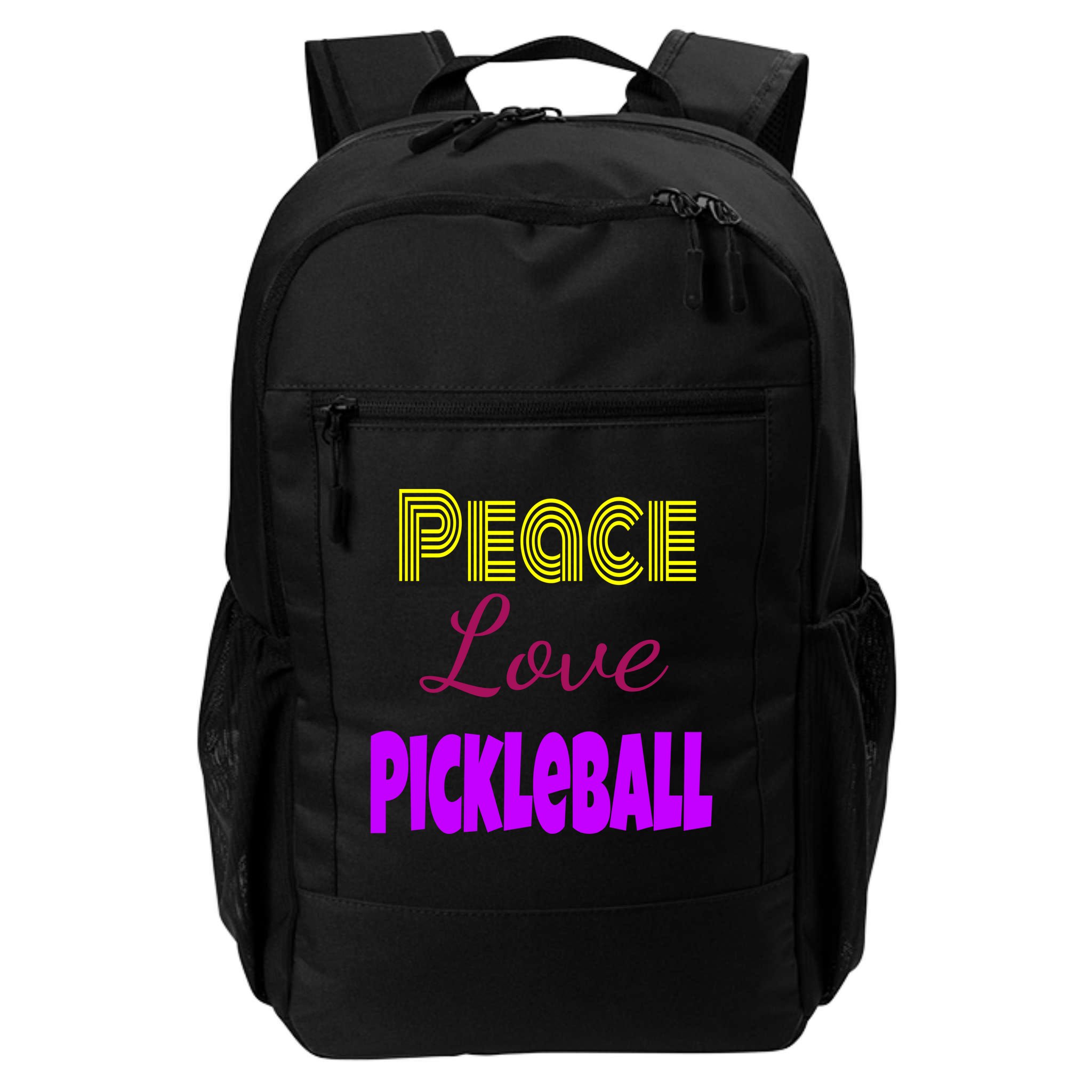 Peace Love Pickleball Backpack