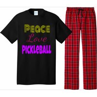 Peace Love Pickleball Pajama Set