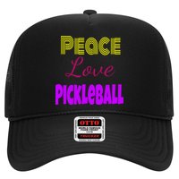 Peace Love Pickleball Trucker Hat