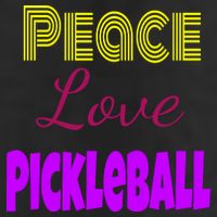 Peace Love Pickleball Trucker Hat