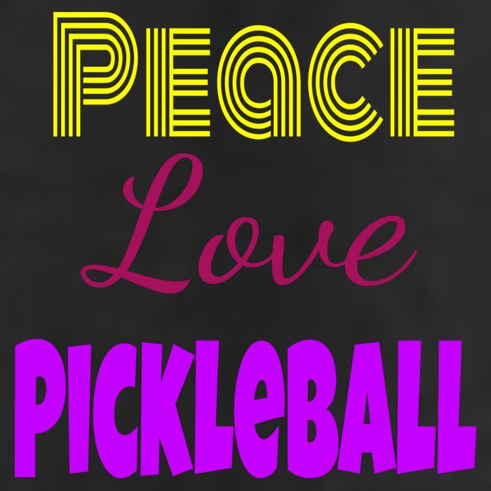 Peace Love Pickleball Trucker Hat