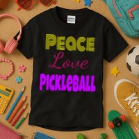 Peace Love Pickleball Kids T-Shirt