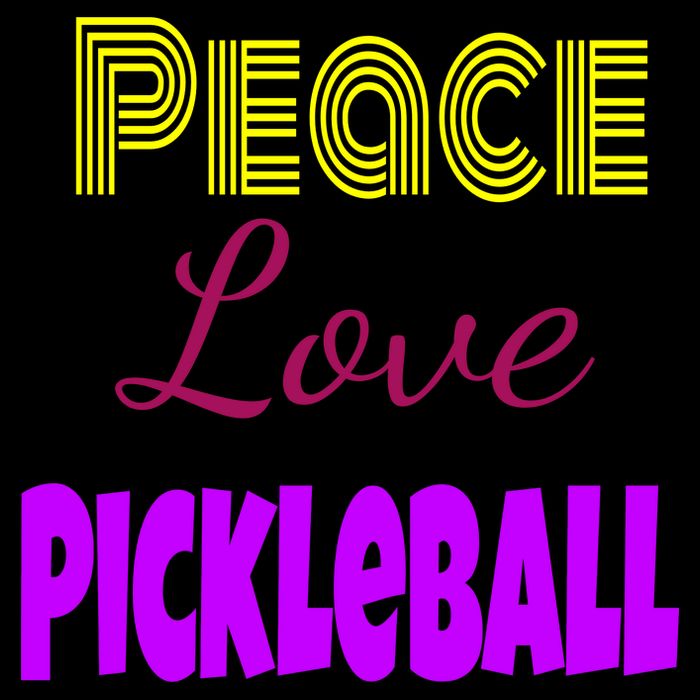 Peace Love Pickleball Kids T-Shirt