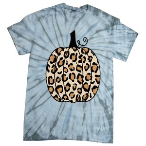 Pumpkin Leopard Print  Tie-Dye T-Shirt