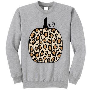 Pumpkin Leopard Print  Tall Sweatshirt