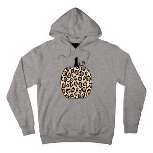 Pumpkin Leopard Print  Tall Hoodie