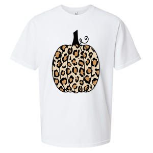 Pumpkin Leopard Print  Sueded Cloud Jersey T-Shirt