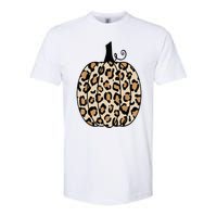 Pumpkin Leopard Print  Softstyle CVC T-Shirt