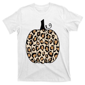 Pumpkin Leopard Print  T-Shirt