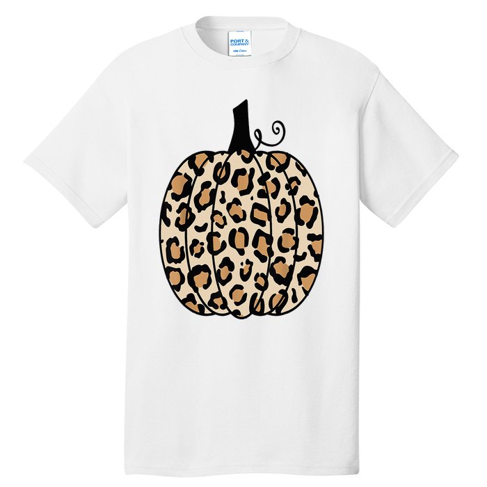 Pumpkin Leopard Print  Tall T-Shirt