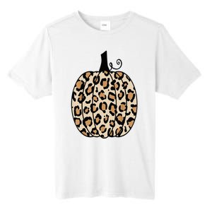 Pumpkin Leopard Print  Tall Fusion ChromaSoft Performance T-Shirt