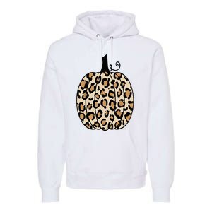 Pumpkin Leopard Print  Premium Hoodie