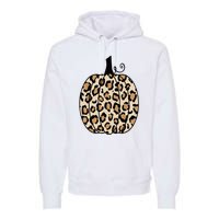 Pumpkin Leopard Print  Premium Hoodie