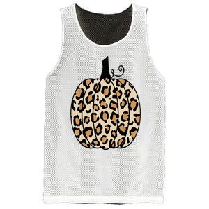 Pumpkin Leopard Print  Mesh Reversible Basketball Jersey Tank