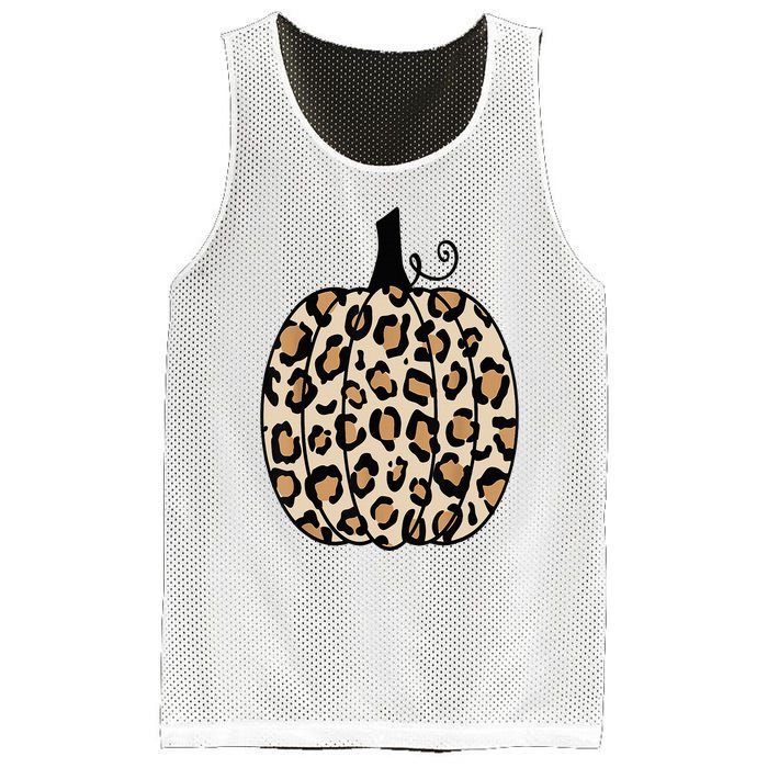 Pumpkin Leopard Print  Mesh Reversible Basketball Jersey Tank