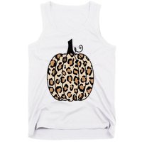 Pumpkin Leopard Print  Tank Top