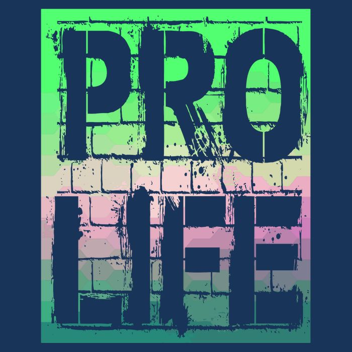 Pro Life 7 Panel Mesh Trucker Snapback Hat