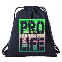 Pro Life Drawstring Bag