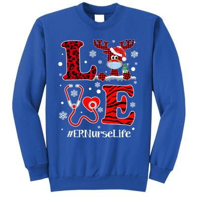 Ph Love Plaid Leopard Christmas Er Nurse Reindeer Great Gift Sweatshirt