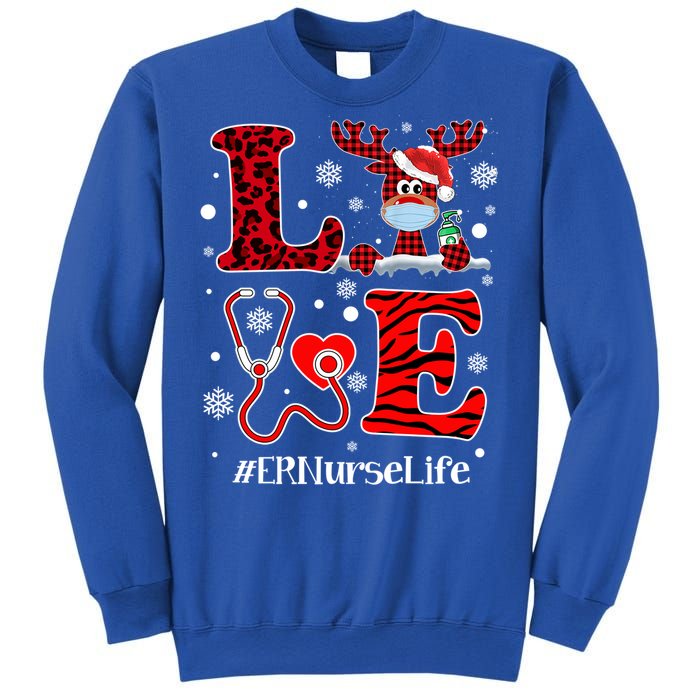 Ph Love Plaid Leopard Christmas Er Nurse Reindeer Great Gift Sweatshirt