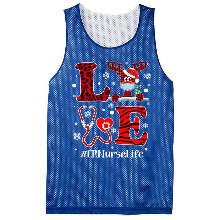 Ph Love Plaid Leopard Christmas Er Nurse Reindeer Great Gift Mesh Reversible Basketball Jersey Tank