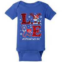 Ph Love Plaid Leopard Christmas Er Nurse Reindeer Great Gift Baby Bodysuit