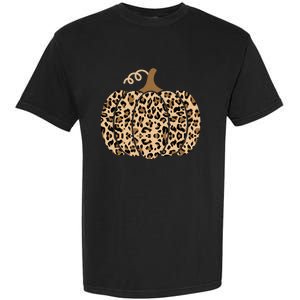 Pumpkin Leopard Print For Women N Fall Garment-Dyed Heavyweight T-Shirt