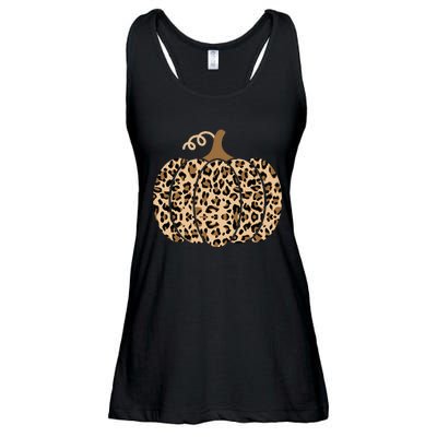 Pumpkin Leopard Print For Women N Fall Ladies Essential Flowy Tank