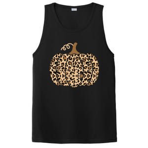 Pumpkin Leopard Print For Women N Fall PosiCharge Competitor Tank