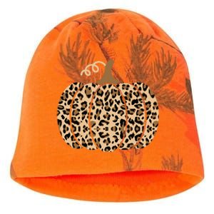 Pumpkin Leopard Print For Women N Fall Kati - Camo Knit Beanie