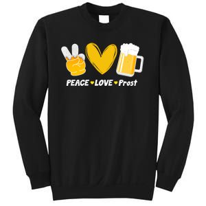 Peace Love Prost Beer Oktoberfest Sweatshirt