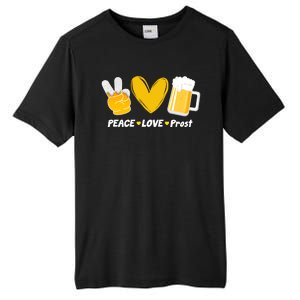 Peace Love Prost Beer Oktoberfest Tall Fusion ChromaSoft Performance T-Shirt