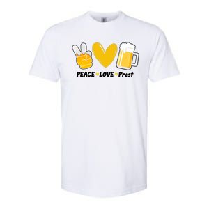 Peace Love Prost Beer Oktoberfest Softstyle CVC T-Shirt