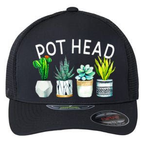 Pothead Love Plant Gardener Pothead Succulent Flexfit Unipanel Trucker Cap