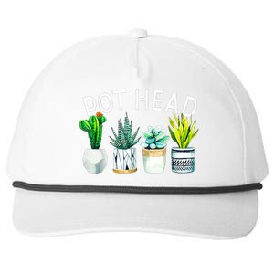 Pothead Love Plant Gardener Pothead Succulent Snapback Five-Panel Rope Hat