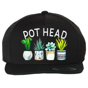 Pothead Love Plant Gardener Pothead Succulent Wool Snapback Cap