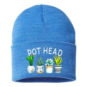 Pothead Love Plant Gardener Pothead Succulent Sustainable Knit Beanie